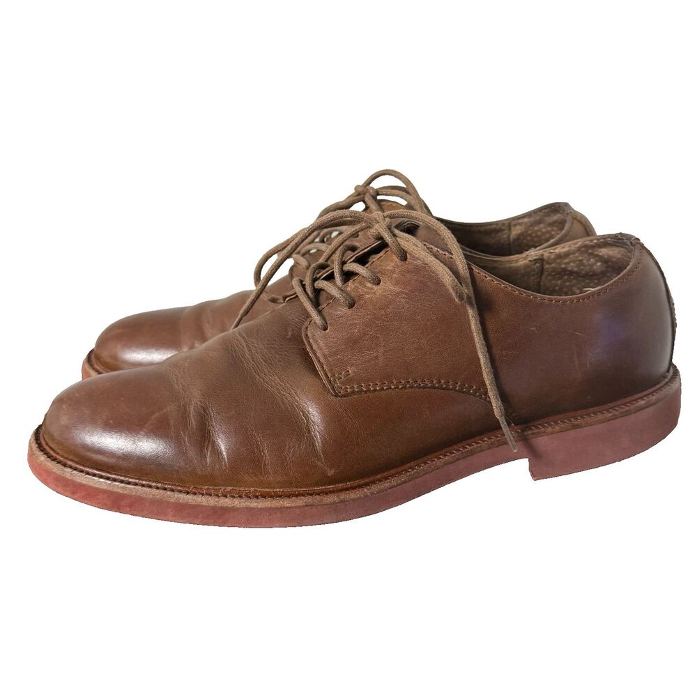 Polo Ralph Lauren Brown Leather Dress Shoes Men's 11.5D Business Casual